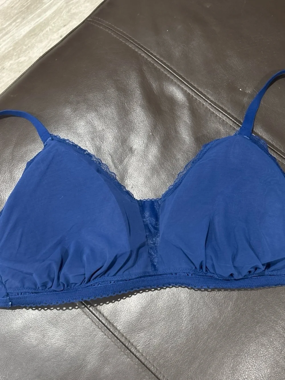 No Boundaries Lace Bralette in Royal Blue